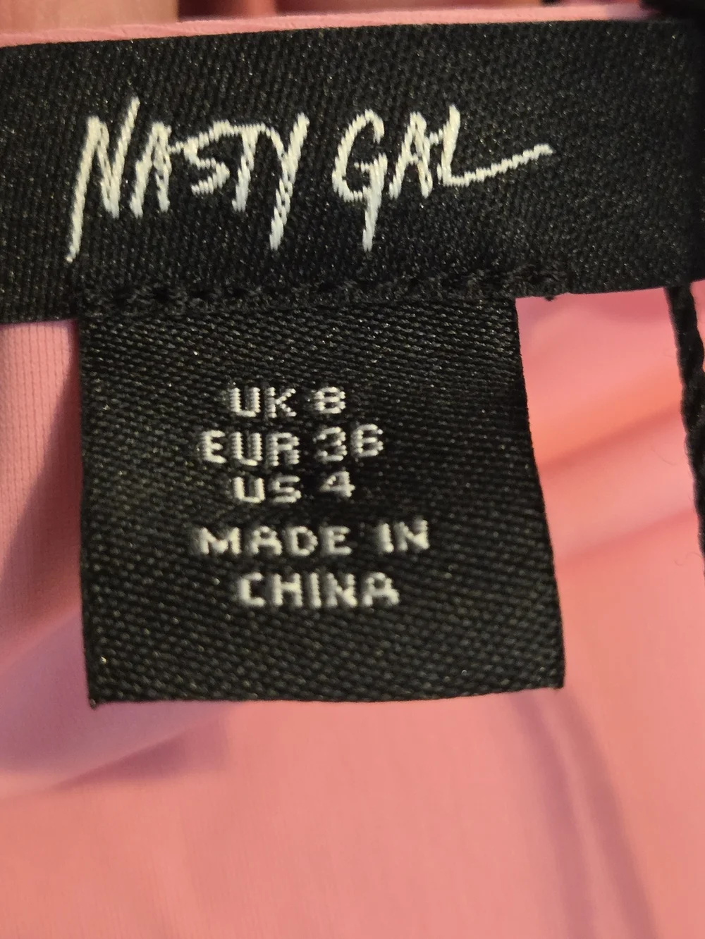 Nasty Gal Pink Triangle Bikini Set with Yellow Lace Trim Skirt To Match - Picture 2 of 5